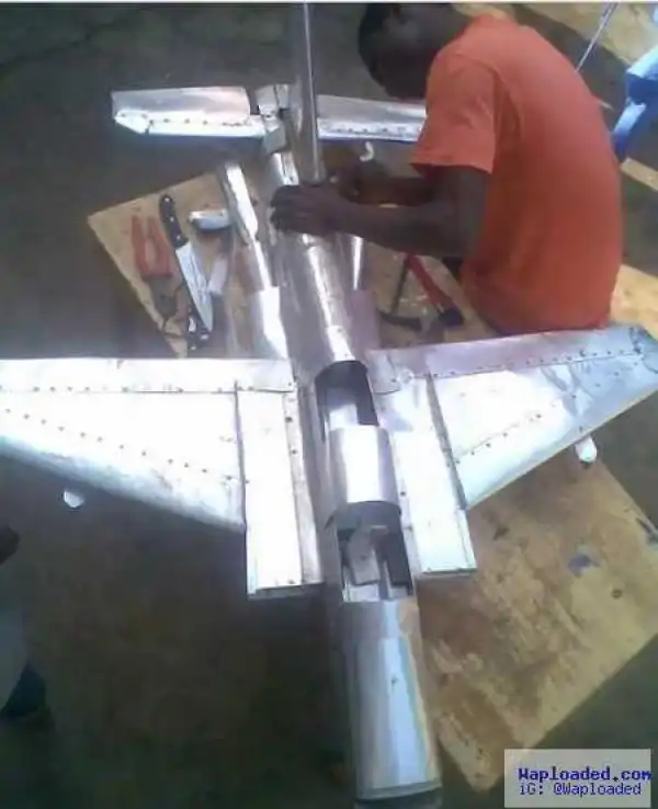 Genius! Kaduna Man Builds Aircraft Model, Meets Governor in State House (Photos)